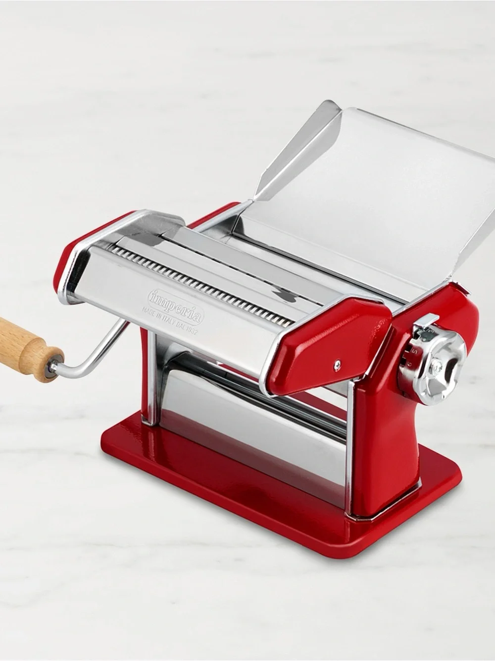 Imperia Stainless Steel Pasta Maker - Red